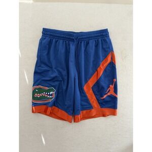 Team Issued Florida Gators Air Jordan Shorts Men's Size L Mesh Big Logo‎ Y2K